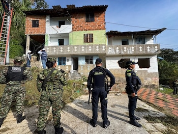 Esta fue una de las estructuras demolidas en La Estrella, Antioquia - crédito Gobernación de Antioquia