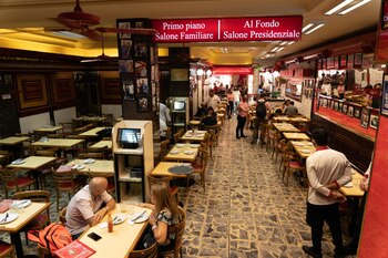 Una de las pizzerías de