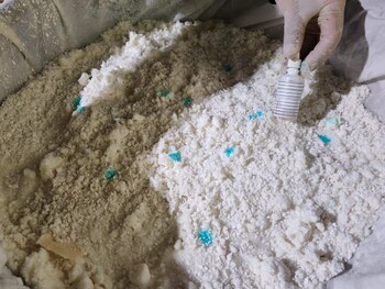 Entre los elementos hallados en