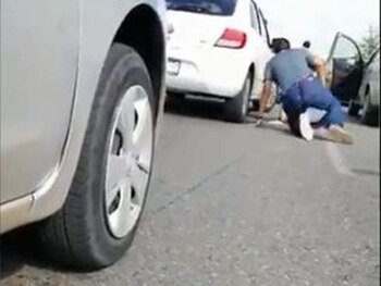 El padre vivió momentos de