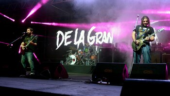 Iván Noble con Los Caballeros