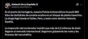 Abelardo de la Espriella - crédito @ABDELAESPRIELLA/X