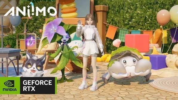 El juego de rol Aniimo amplía el catálogo de GeForce NOW con capturas de criaturas, uso de Aniipods y habilidades para acertijos y combate. (Foto: Nvidia)