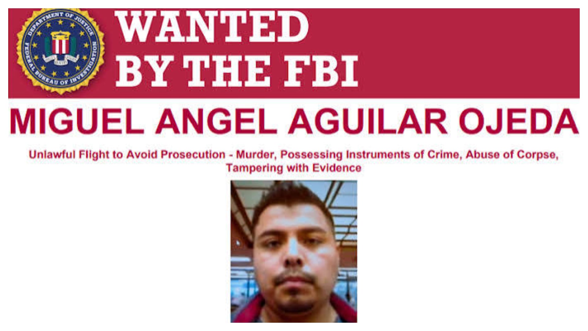 El FBI busca al mexicano Miguel Ángel alias “Cara Gorda” por el asesinato de su esposa en Filadelfia: hay recompensa por él