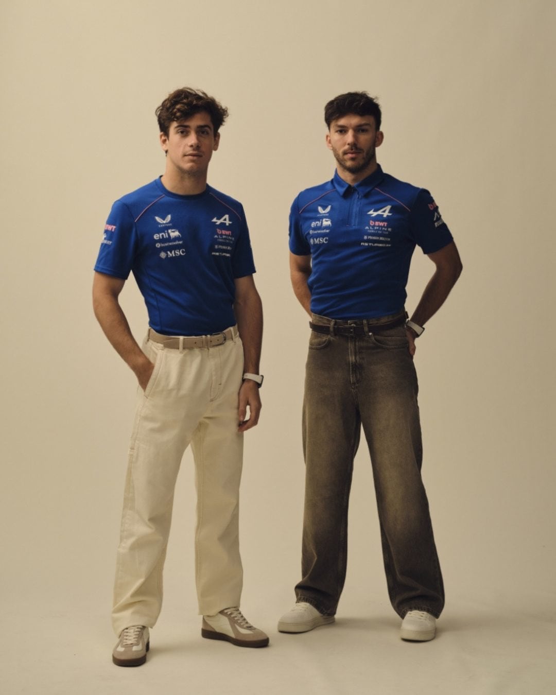 Franco Colapinto y Pierre Gasly (@AlpineF1Team)