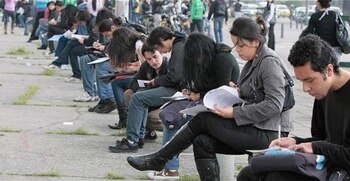 La tasa de desempleo juvenil