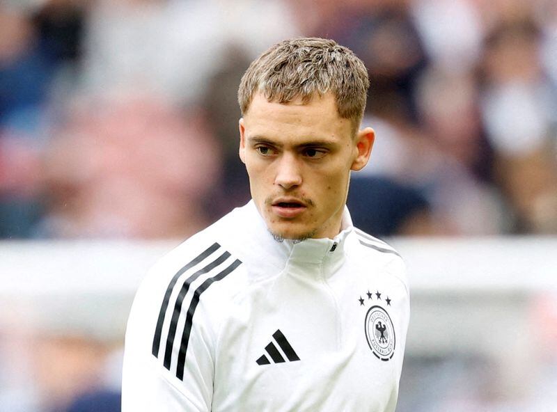 Foto de archivo de Florian Wirtz antes del partido entre Alemania y Francia por la Nations League June 8, 2025 REUTERS/Heiko Becker/