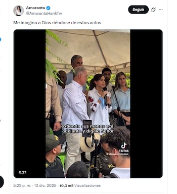 Amaranta Hank hizo comentario burlesco