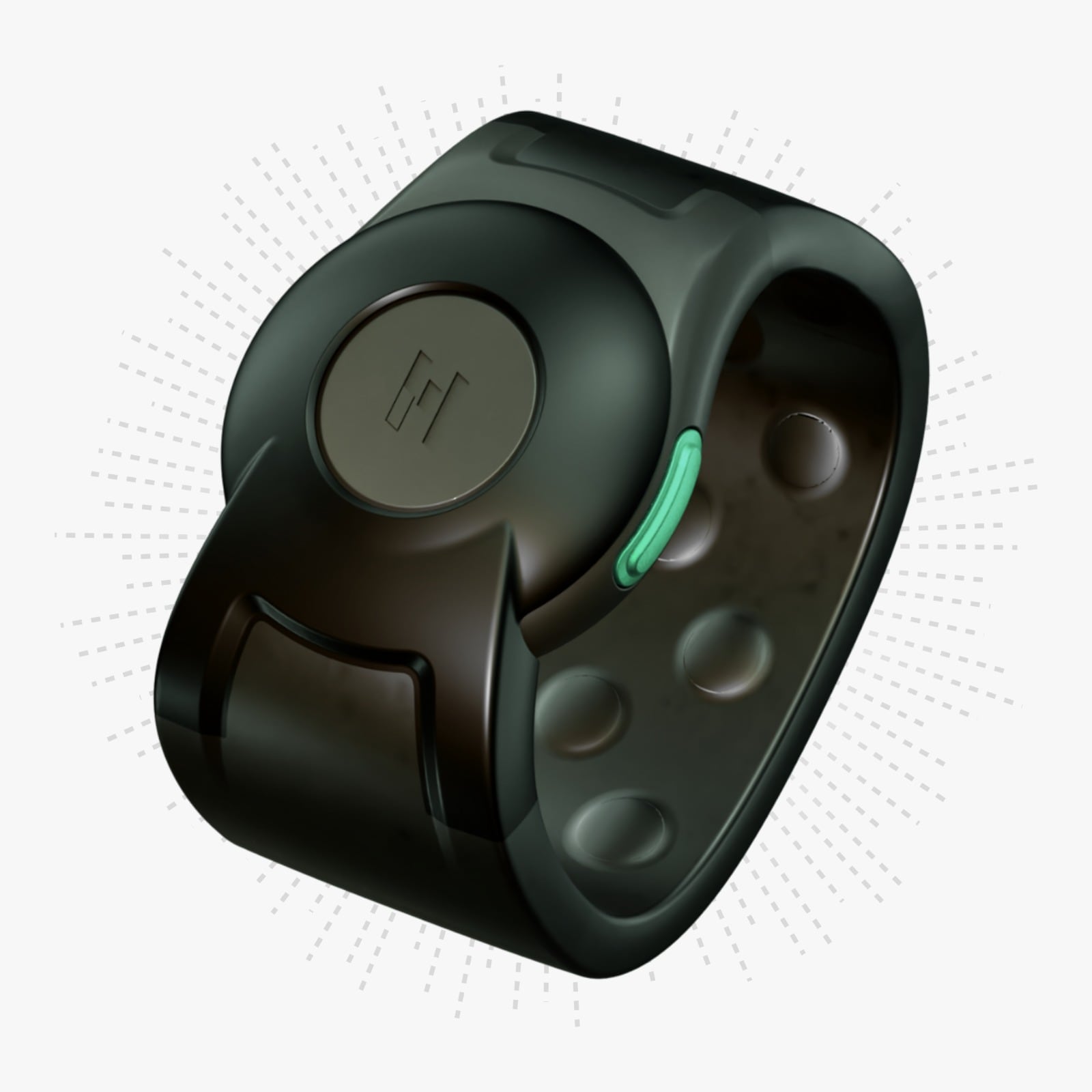 Aleye, de HapWare, transforma gestos y señales no verbales en vibraciones para usuarios con discapacidad visual. (HapWare)