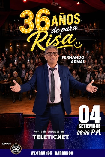 Fernando Armas al cumplir 36 años de carrera y preparar una celebración en Barranco