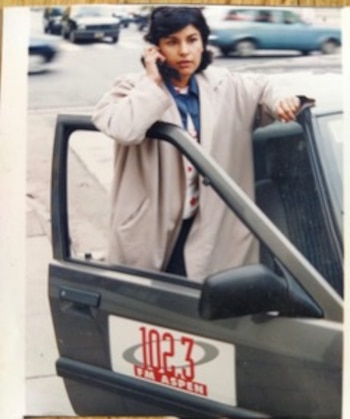 En su época de movilera