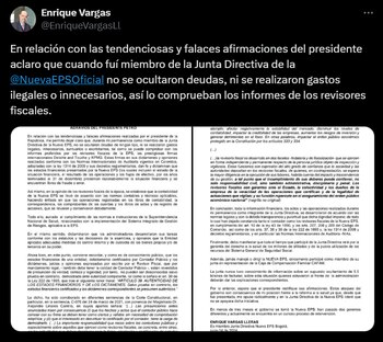 Enrique Vargas Lleras le respondió
