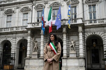 La alcaldesa de Turión Chiara