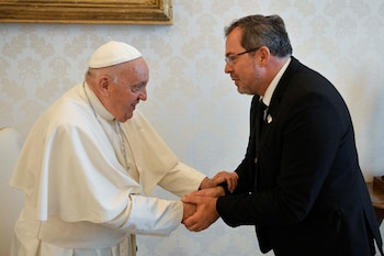 El papa Francisco se reúne