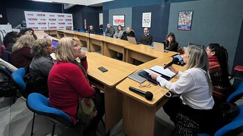 Durante la presentación informe