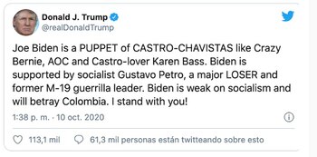 En el 2020, el presidente