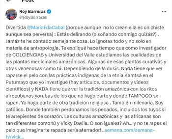 Roy Barreras desmiente que le