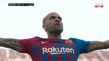Dani Alves anotó el 4-1