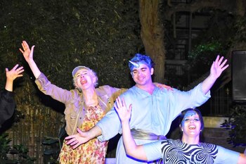 A pura alegría junto a