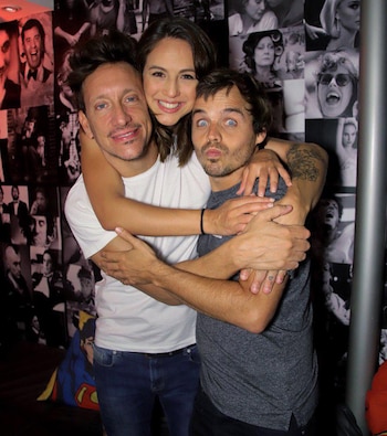 Flor junto a Nico Vázquez