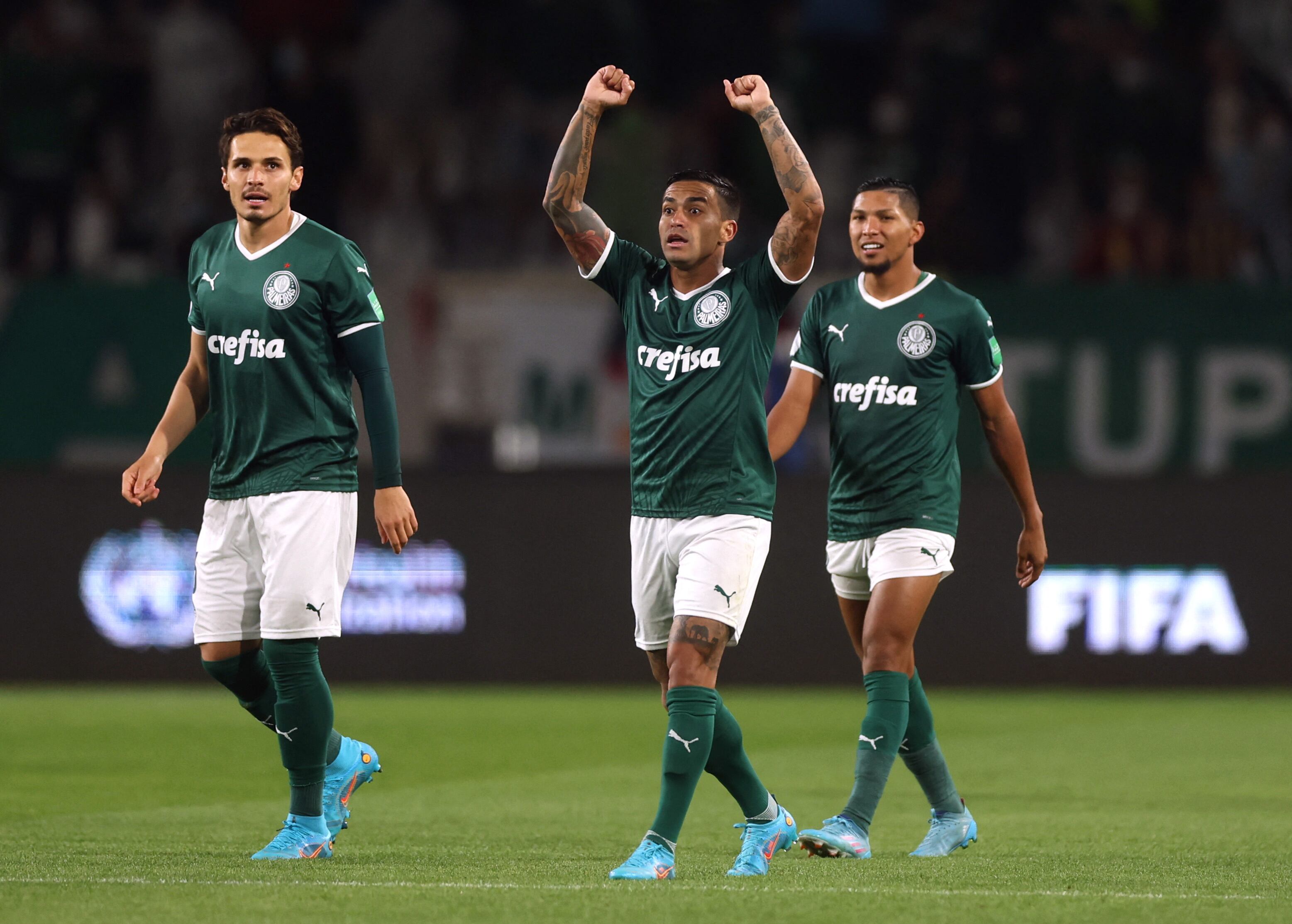 Palmeiras se cobró la revancha al año siguiente en Abu Dhabi, derrotando a Al-Ahli en semifinales por 2-0 - crédito Matthew Childs/REUTERS