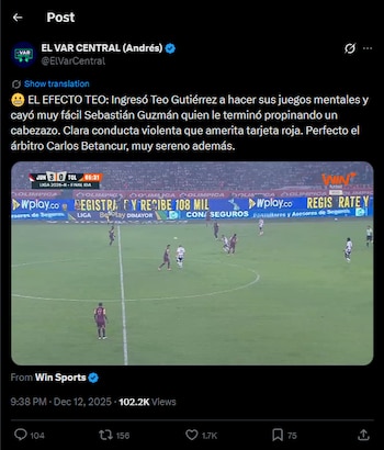 La cuenta especializada reseñó el