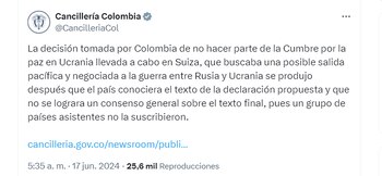 Cancillería explicó por qué Petro