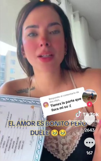 Suheyn Cipriani apareció en un