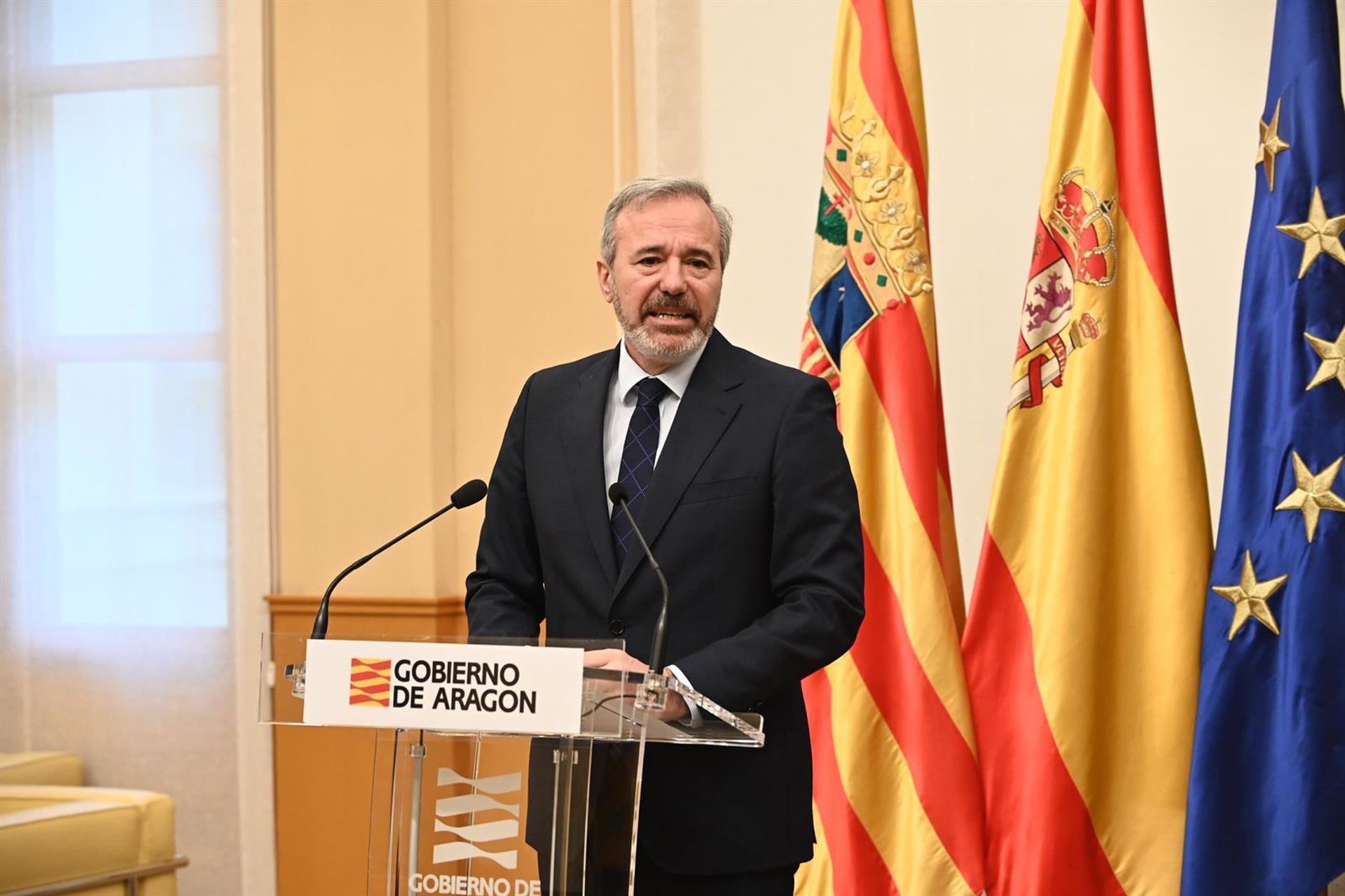 Junta Electoral de Aragón rechaza limitar el discurso de fin de año del presidente Azcón
