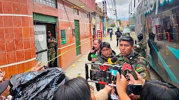 Juan Marcelo Ferrufino, exdirector de Inteligencia de la Fuerza Especial de Lucha Contra el Narcotráfico (Felcn) de Bolivia en una imagen de archivo.