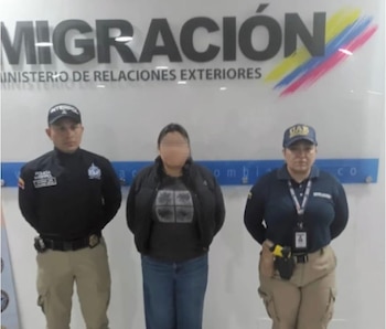 La mujer mexicana fue detenida