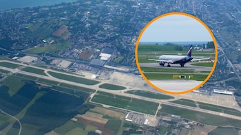 El Airbus ruso que nadie puede tocar: lleva cuatro años y medio varado en Ginebra por las sanciones a Rusia y acumula una deuda de 1.735.128 millones de euros