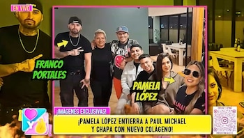 Pamela López y Franco Portales: captan discusión durante su cita y luego terminan a los besos. Captura: Amor y fuego.