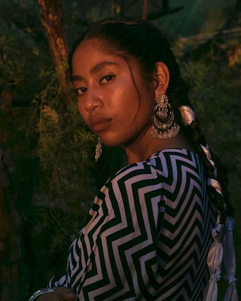 Karen Vega en su primer