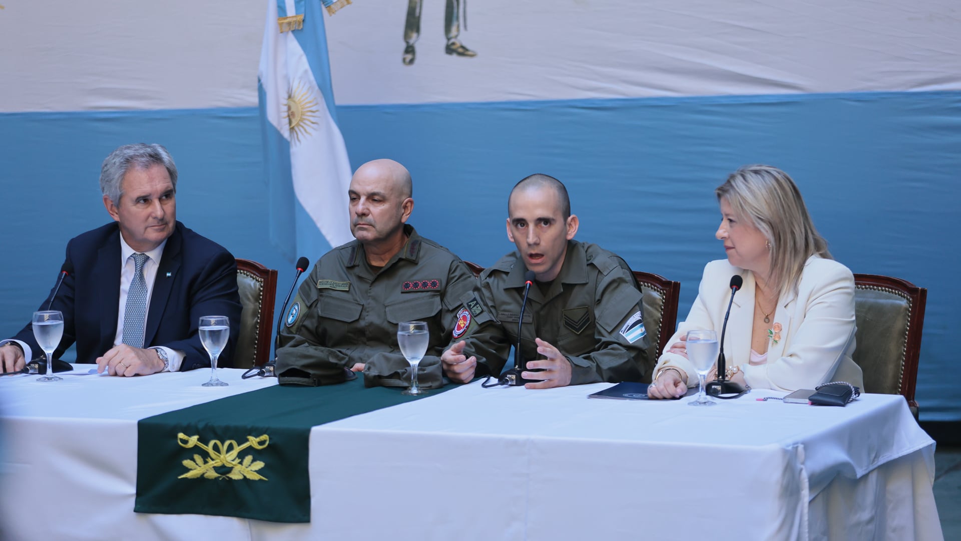 Conferencia de prensa | Regreso de Nahuel Gallo a la Argentina (RS Fotos)