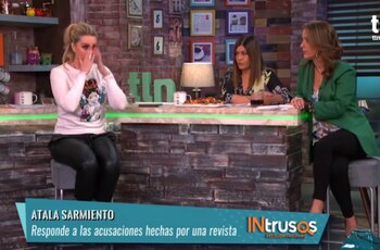 Atala Sarmiento lloró en el