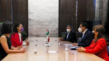 Los mandatarios se reunieron (Foto: