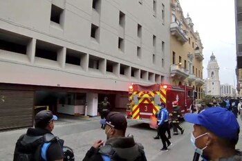 Incendio en el Centro de Lima