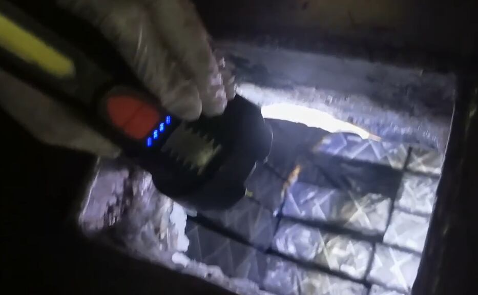 La droga dentro del tanque de combustible