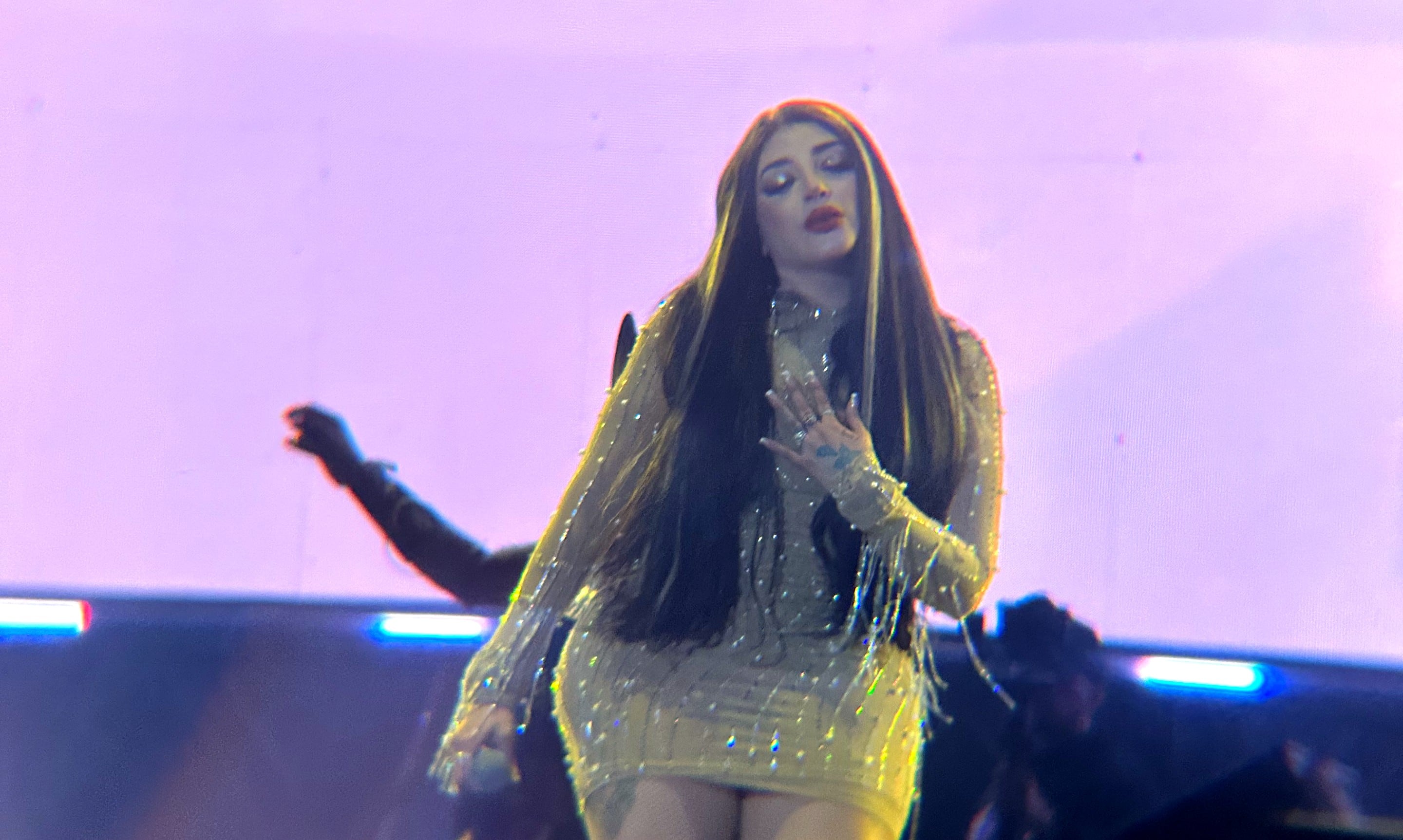 Bellakath en el Flow Fest 2023. (Foto: Luis Angel H Mora, Infobae México)