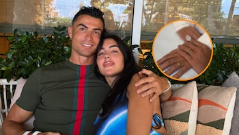 Cristiano Ronaldo y Georgina se casan en secreto y publican la imagen que lo demuestra: así son las alianzas con las que se han dado el ‘sí quiero’