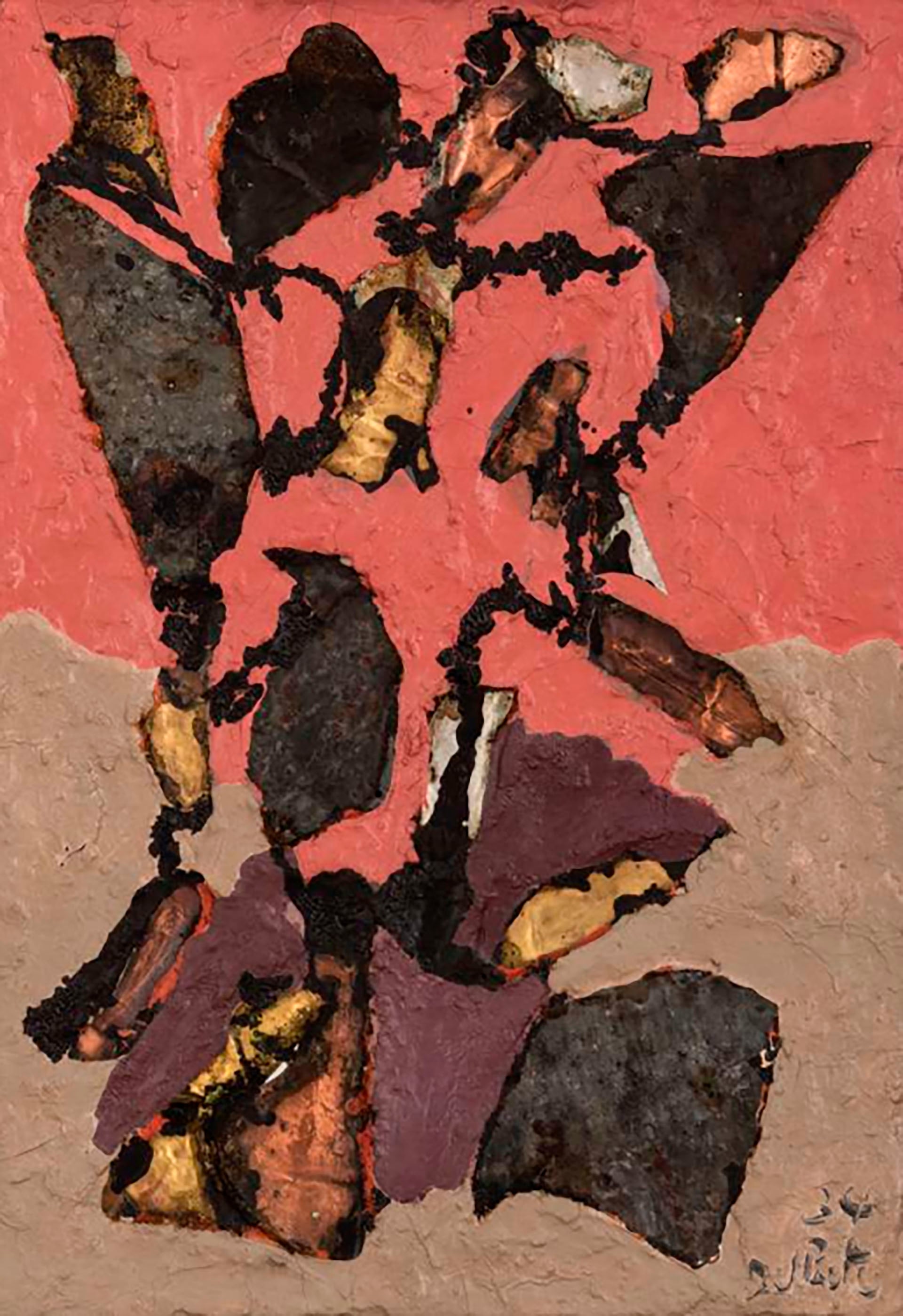 “Abstracción con material” (1934), de Juan Del Prete