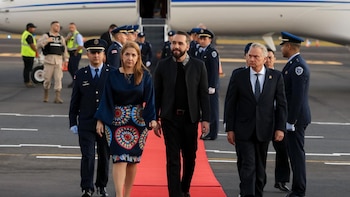 Nayib Bukele arribó a Costa