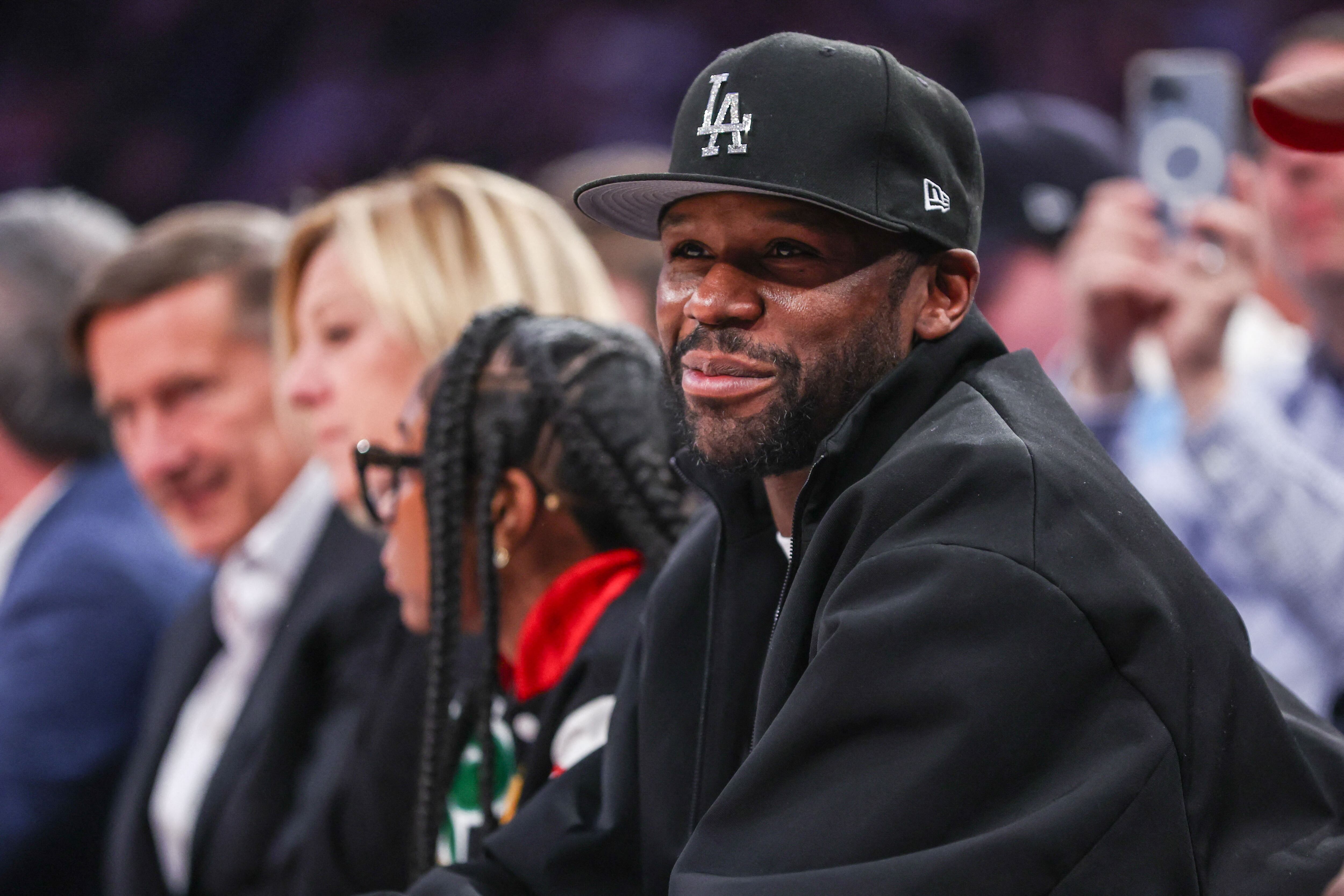 Mayweather se convirtió en empresario y además suele mostrar sus apuestas (Wendell Cruz-Imagn Images)