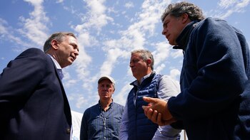 Miguel Ángel Pichetto con los