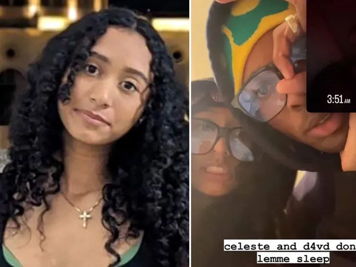 Las especulaciones sobre un posible romance entre Celeste y D4vd han aumentado. (Riverside Sheriff/Instagram)
