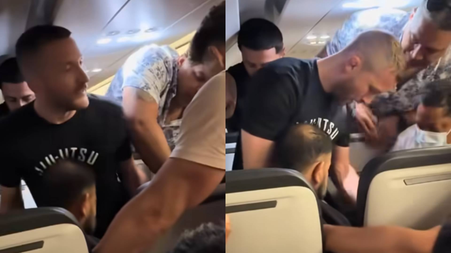 La tripulación de Frontier Airlines decidió desviar el vuelo hacia Miami, donde la policía arrestó al pasajero sin que hubiera heridos graves entre los ocupantes (X)