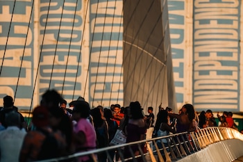 El arribo de turistas extranjeros