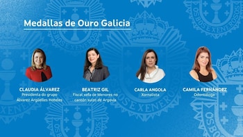 Las cuatro galardonadas recogerán las Medallas de Galicia este viernes en un acto con más de medio millar de asistentes