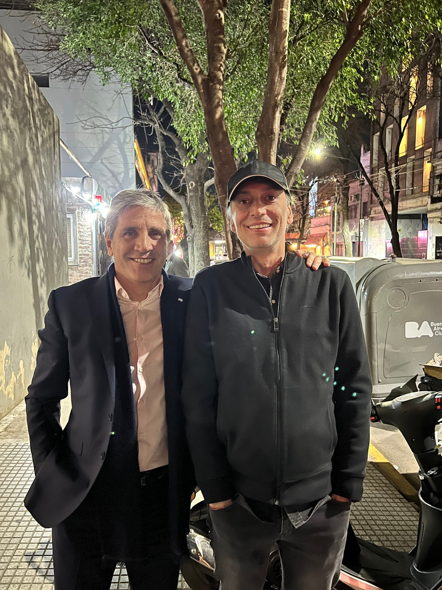 El diputado y el ministro Caputo, antes de ser candidato